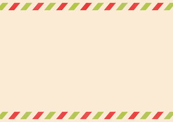 Fototapeta premium 背景 エアメール風 赤緑
