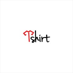 word t-shirt logo vector template