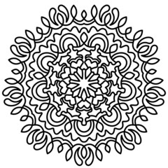 Abstract Decorative Mandala Art Design