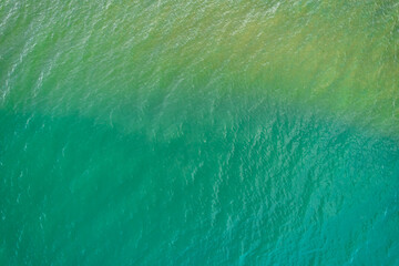 Aerial view of the sea from above. Beautiful structure, ideal as background.