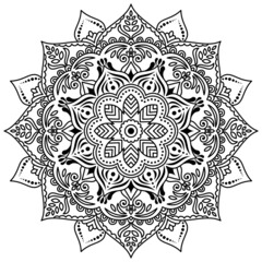 Abstract Decorative Mandala Art Design