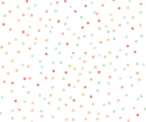 紙吹雪の背景イラスト　紙ふぶき　カラフル　飾り　装飾　パーティー　イベント　お祝い