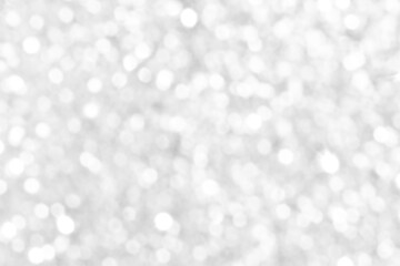 Gray and white bokeh background. Christmas, New Year and all celebration  bokeh background. 
