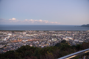 Obraz premium 延岡市の街並み