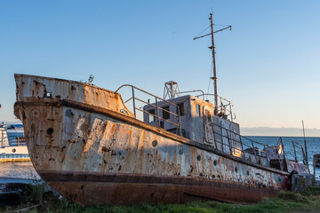 old rusty boat
