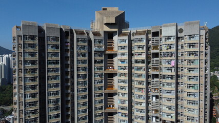 Fototapeta premium Aerial View - Eagle like building