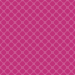 Naklejka premium simple vector pixel art seamless pattern of minimalistic abstract rhombus grid tile on mulberry color background