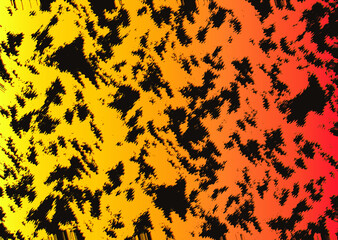 orange gold black abstract background like psychedelic.
