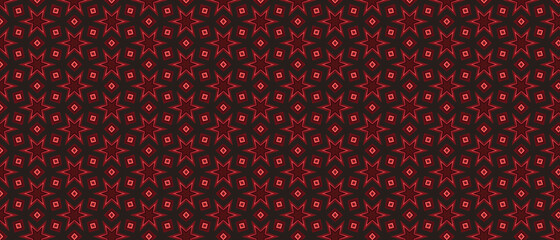 red and black seamless pattern and texture with shapes for creative designs and backgrounds 