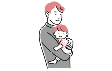 パパと赤ちゃん