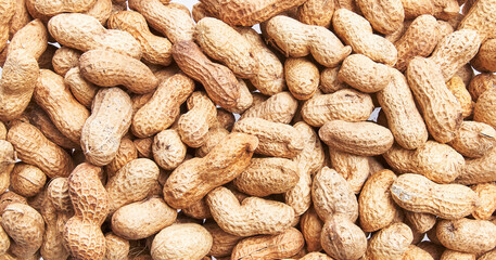  Bunch of peanuts with shell texture