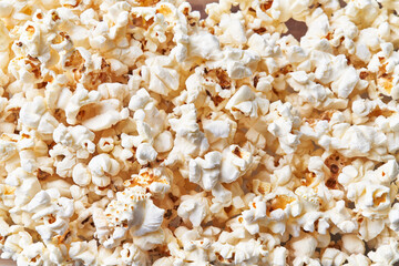  Bunch of salty popcorns texture