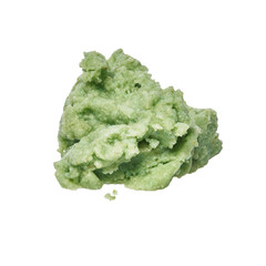  Spicy wasabi isolated on white background