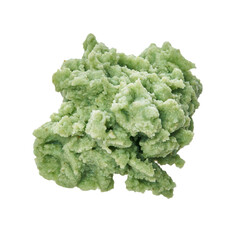  Spicy wasabi isolated on white background