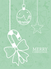 merry christmas party card