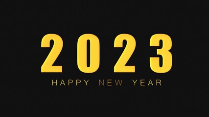 3d rendering of 2023 Creativity and inspiration ideas concepts with nice background