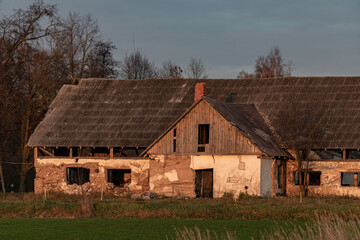 Obraz premium Image of Abandoned old house in the countryside