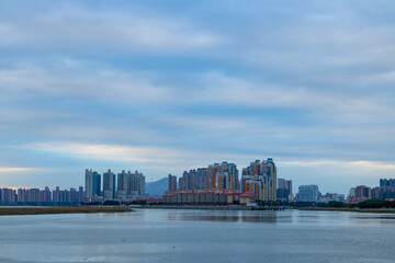 Obraz premium city harbour bridge