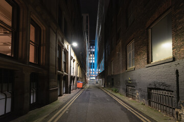 City streets at Night