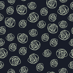 seamless pattern with roses