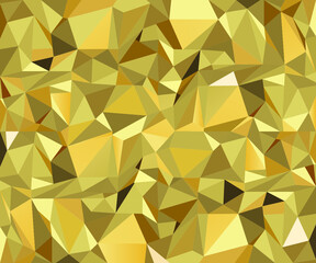 abstract golden triangle pattern
