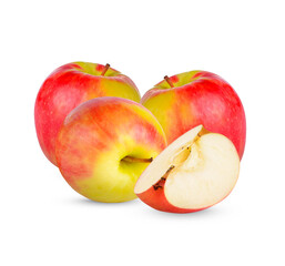 Fresh apple isolated on white background