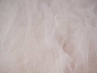 Texture de tulle blanc pour fond et arrière plan - mariage et romantique
