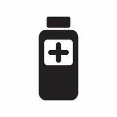 Obraz premium medicine bottle icon