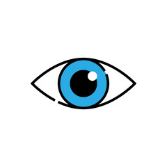 Eye icon design template illustration vector