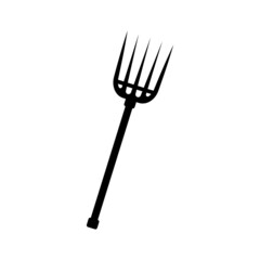 Pitchfork icon design template illustration vector