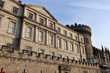 Fototapeta na wymiar Dublino – Scorcio del castello