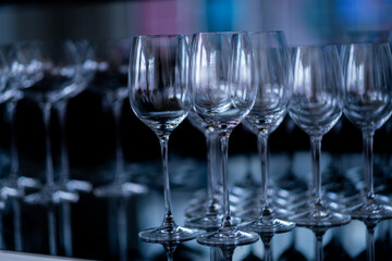  champagne glass, celebration, empty glass on the table