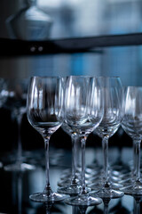  champagne glass, celebration, empty glass on the table