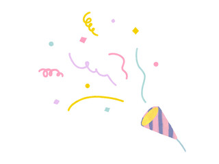 Obraz premium クラッカーの手描きイラスト