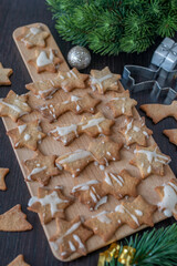 Christmas home made gingerbread cookies