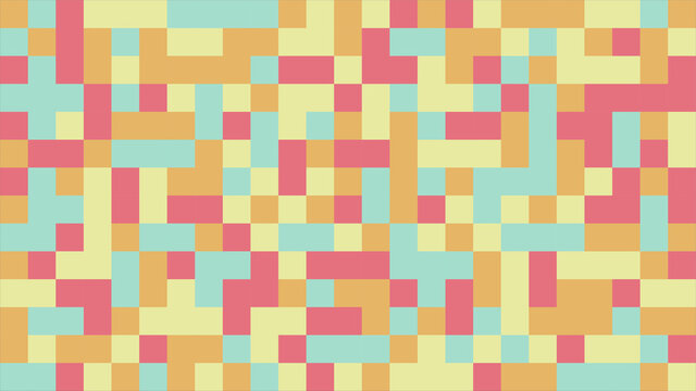 pastel color background with square shape