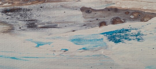 Abstract marbleized effect background. Blue creative colors. Beautiful paint. Sea marbling textures
