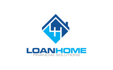 Illustration graphic vector of home loan financial solution logo design template