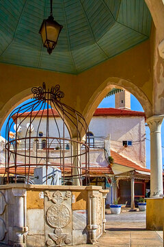 Sabil Abu Nabut B at 13 Ruslana Street in Jaffa. A sebil or sabil is a small kiosk in Islamic architectural tradition where water is dispensed to public. Tel-aviv, Israel