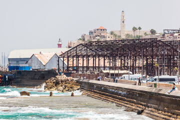 Beautiful view of the Tel Aviv. - obrazy, fototapety, plakaty