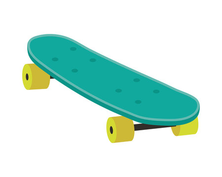 skateboard color green