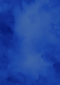 Royal Blue Watercolor Background Texture Paper