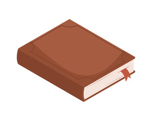 brown text book