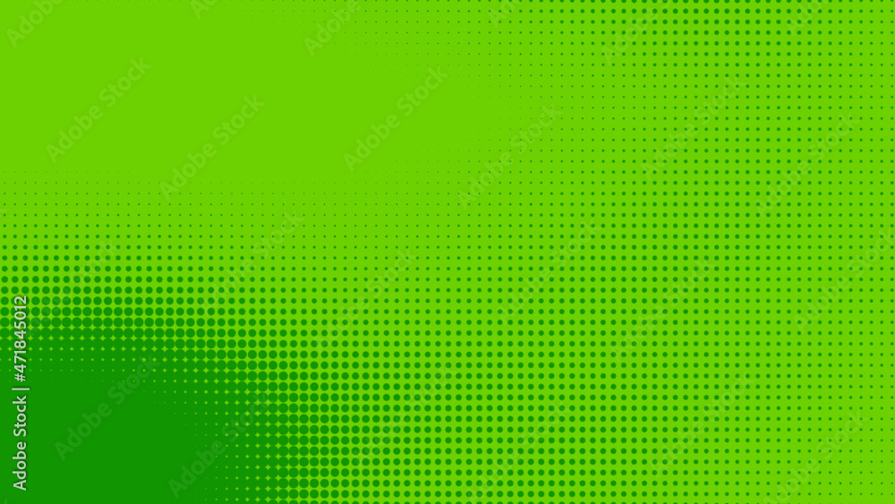 Aufkleber dots halftone green color pattern gradient texture with technology digital background. dots pop art 