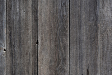 Naklejka premium The background is made of textured old wooden boards. Old wooden boards, grayed with time, with a beautiful wood texture.