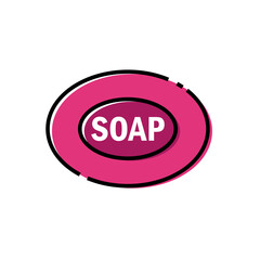Soap icon design template illustration vector