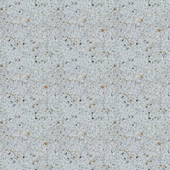 Cool seamless terrazzo composite pattern of marble-mosaic  natural concrete floor. Trendy texture for flooring and facades. Light color hand made template with beautiful natural stones.