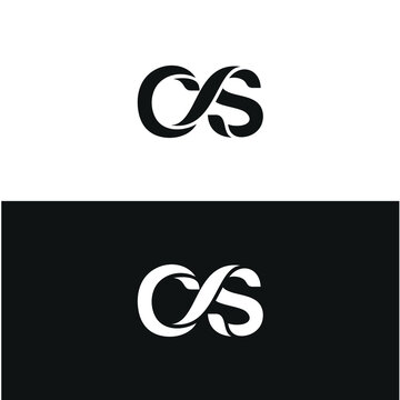 Initials CS, Inspiring Logo Design, Font Typography