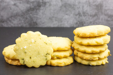 homemade rosemary butter shortbread biscuits