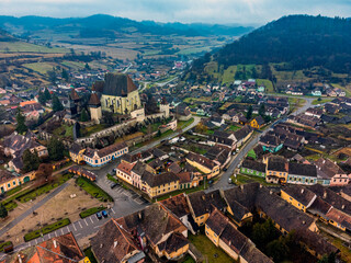 Fototapeta na wymiar Biertan village, Transylvania, Romania